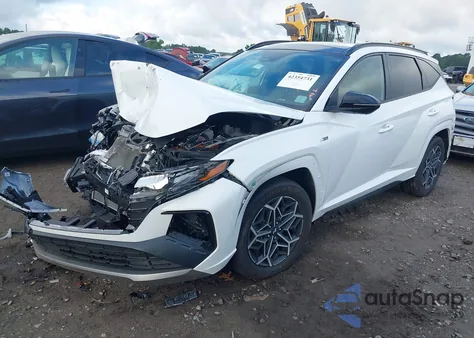 2024 Hyundai Tucson Hybrid N Line from USA, damaged, VIN KM8JFCD17RU170929